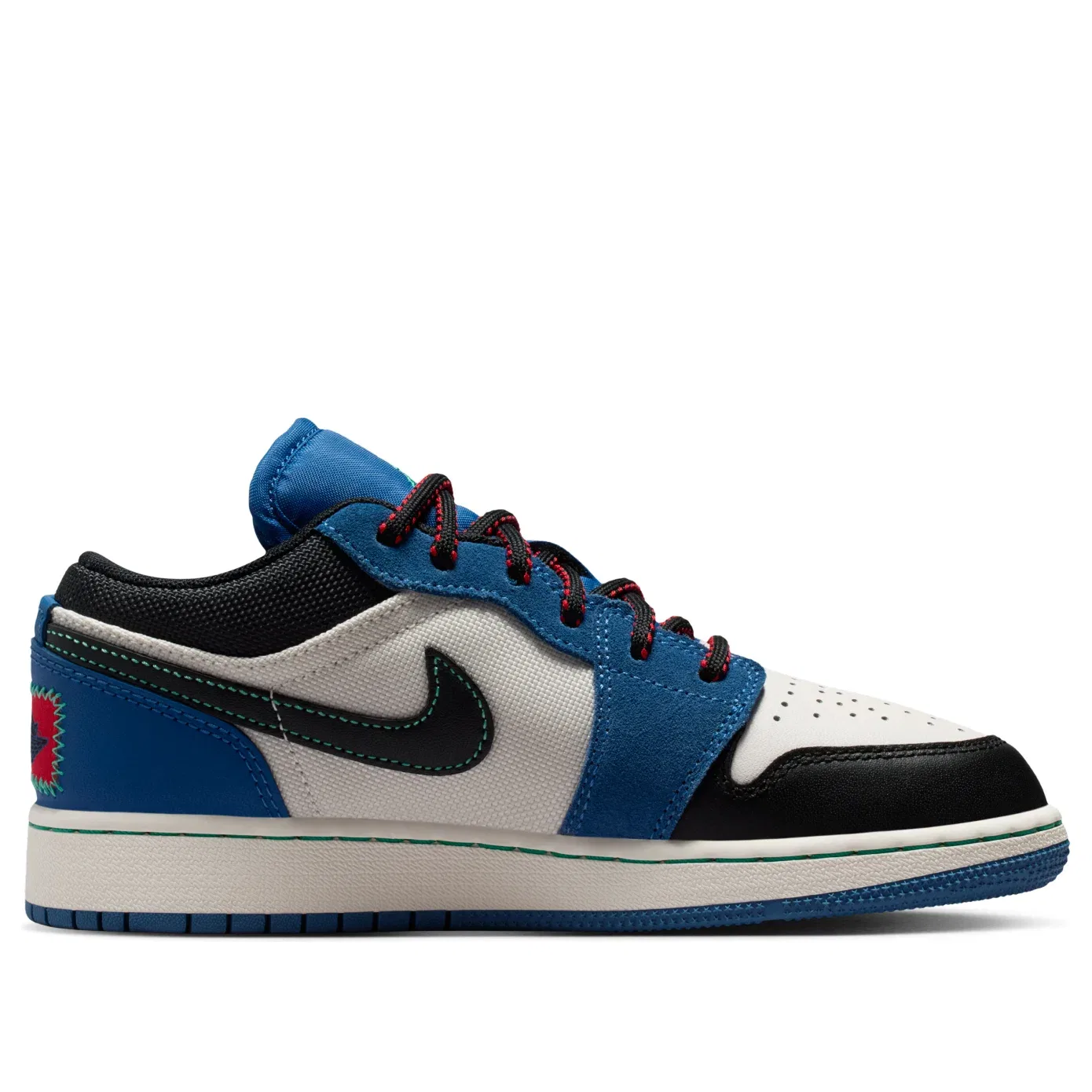 Детские кроссовки с шнуровкой Air Jordan 1 Low SE, синий — фото 2