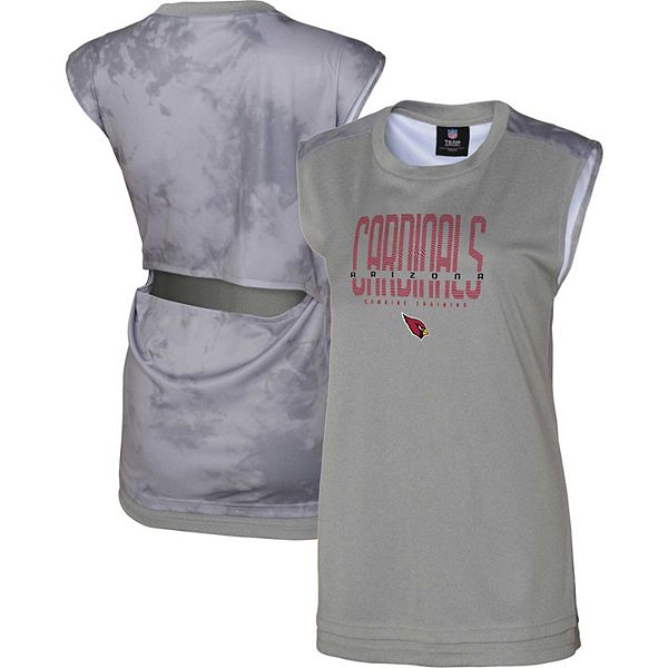 

Женская серая футболка Arizona Cardinals No Sweat Outerstuff, Серый, Женская серая футболка Arizona Cardinals No Sweat Outerstuff