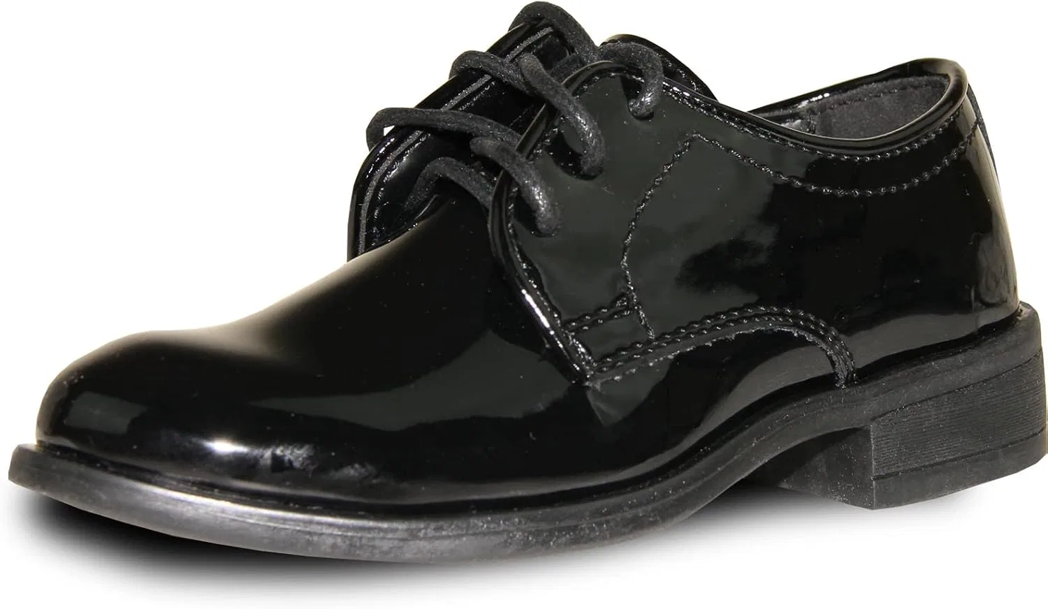 Детские туфли-оксфорды на шнуровке VANGELO, Black Patent