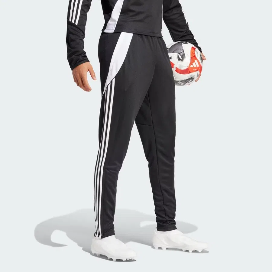 Спортивные брюки с эластичным поясом Tiro 24 Training adidas, Черный — фото 3