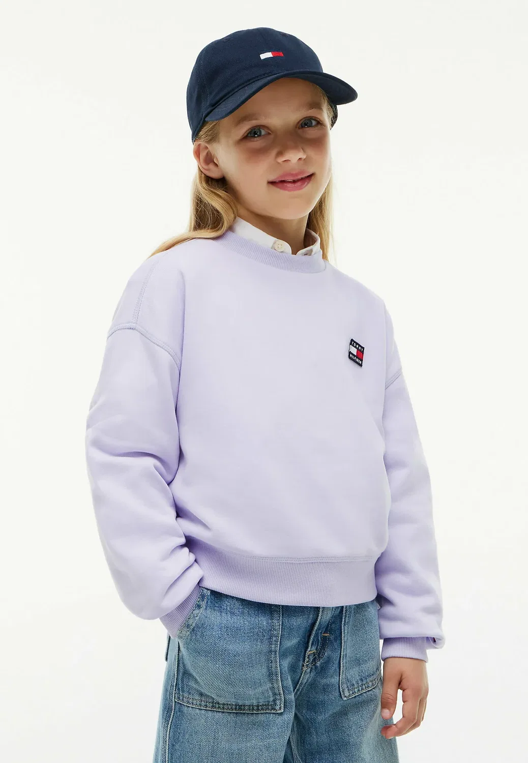 Толстовка с изображением флага наследия - толстовка Tommy Hilfiger, Lavender Ice — фото 2