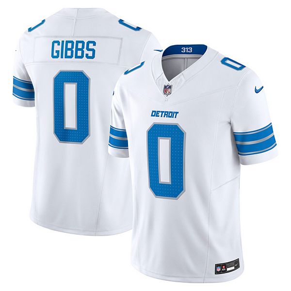 

Мужская футболка Jahmyr Gibbs белая Detroit Lions Vapor FUSE Limited Nike