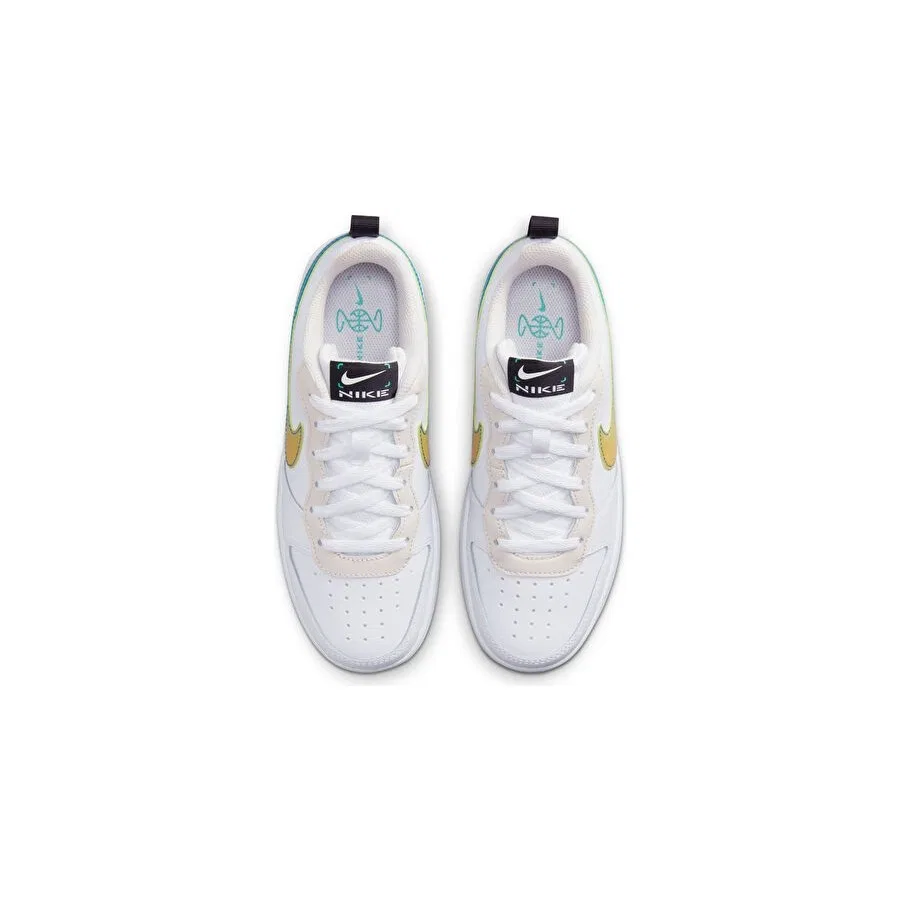 Кроссовки для мальчика Nike Court Borough Low 2 SE, Белый — фото 4