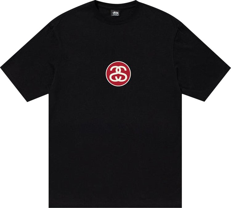 

Футболка Stussy SS-Link Tee 'Black', черный