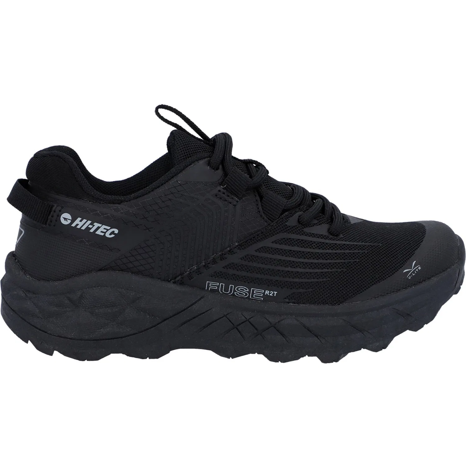 Детские кроссовки с защитой пальцев и пятки Hi-Tec, Black/Ultimate Gray — фото 3