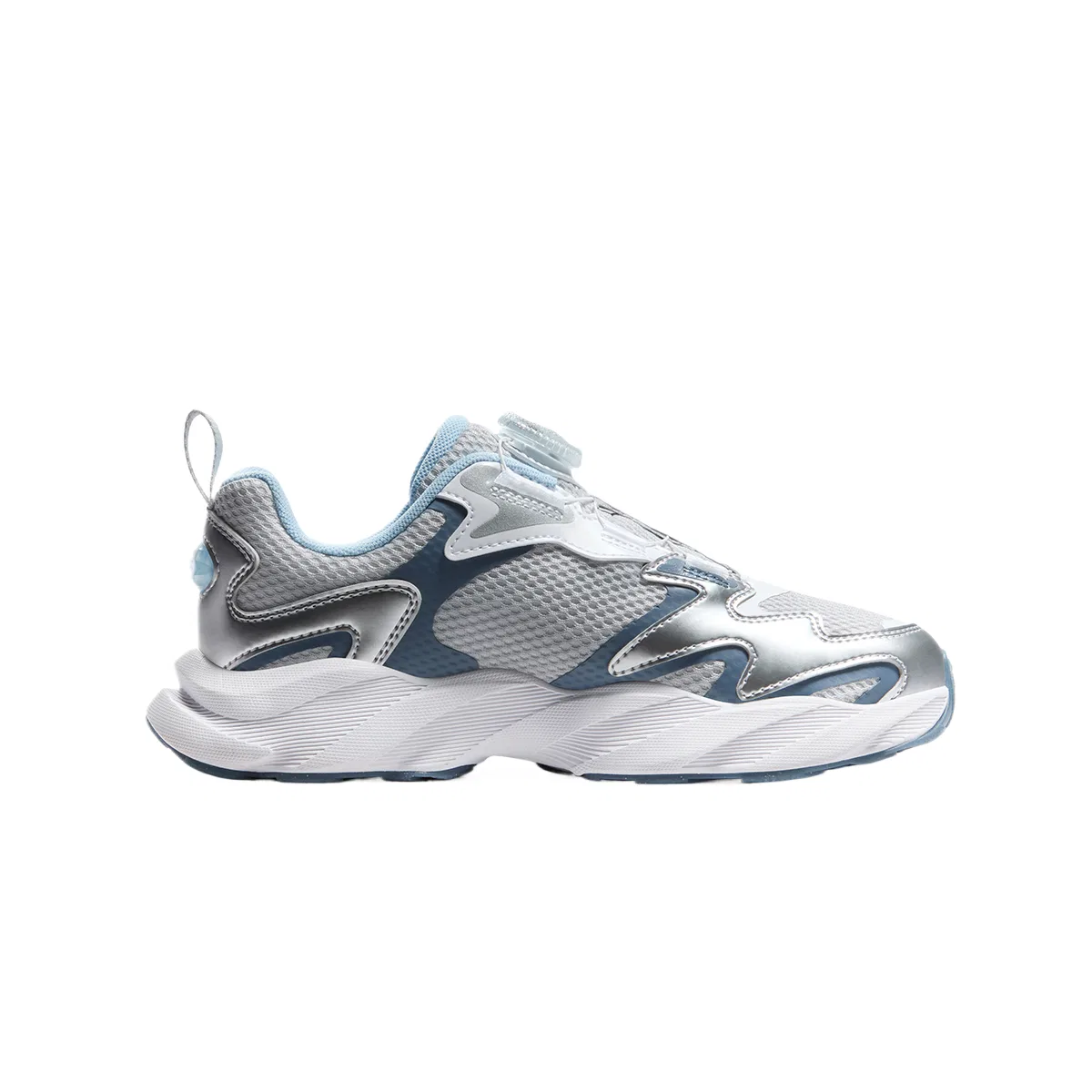 Детские кроссовки для бега с ретро-стилем FILA KIDS, Lunar Rock Gray/Space Silver — фото 3