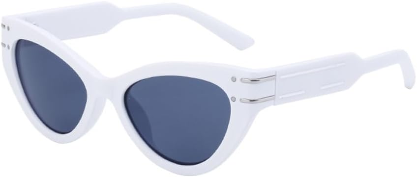 

Модные солнцезащитные очки «кошачий глаз» для женщин, роскошные винтажные солнцезащитные очки «кошачий глаз» для женщин, защита от ультрафиолета UV400, трендовые солнцезащитные очки generic, C7 White Gray