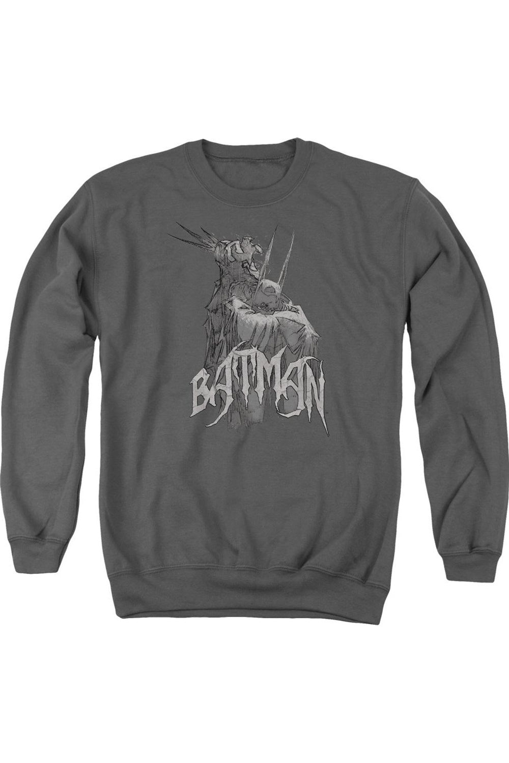 

Толстовка Batman Scary Right Hand для взрослых с круглым вырезом Gildan, цвет charcoal