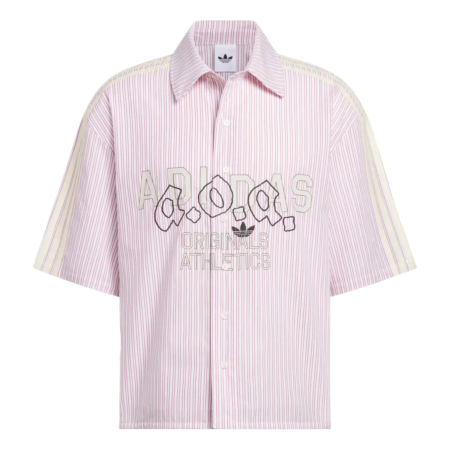 Мужская рубашка с длинным рукавом Adidas AOA Button Up Shirt, Красный