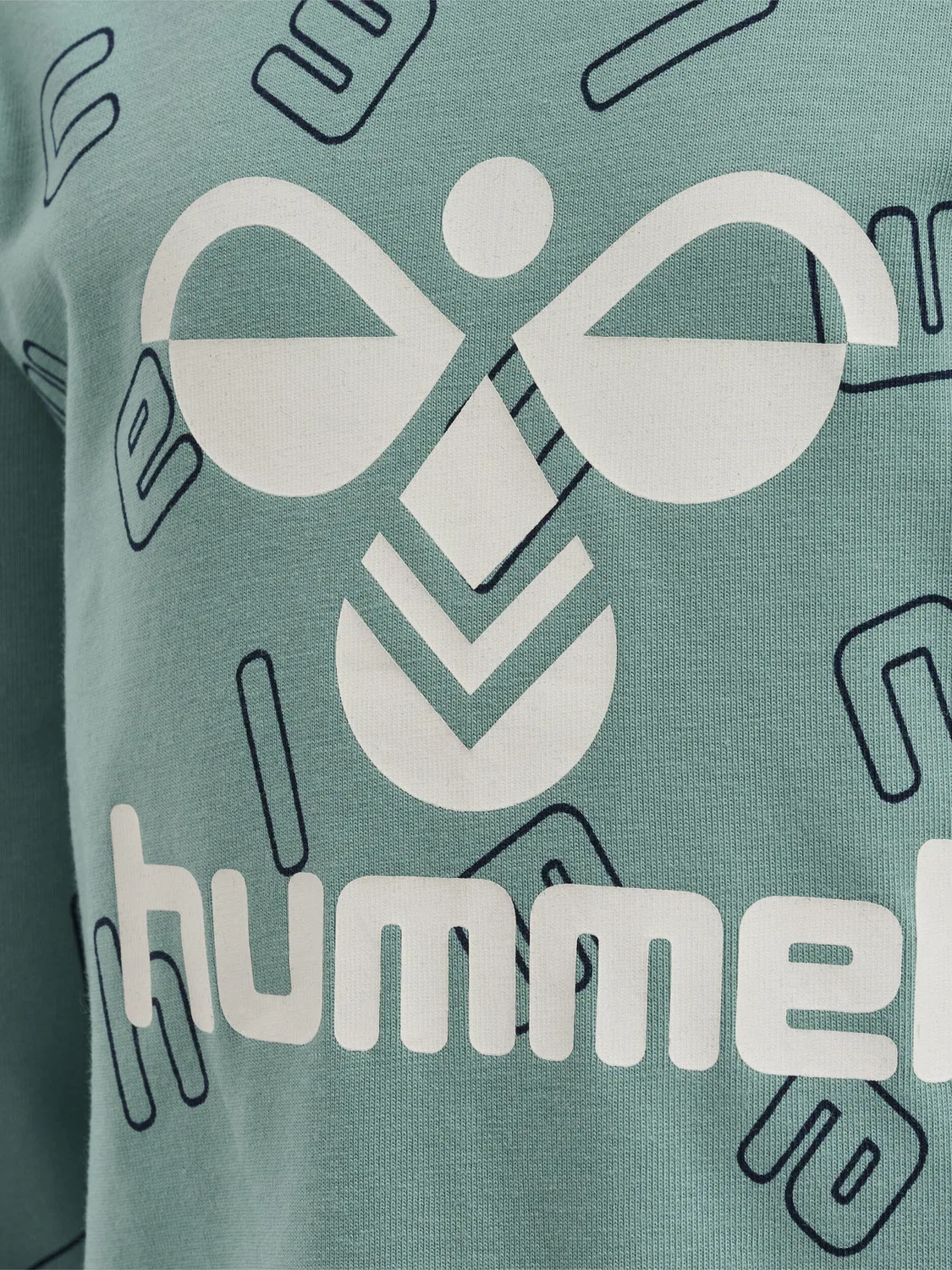 Детская футболка с длинным рукавом Hmlathens Hummel, Blau Tiefseeblau Mediterranes Blau — фото 3