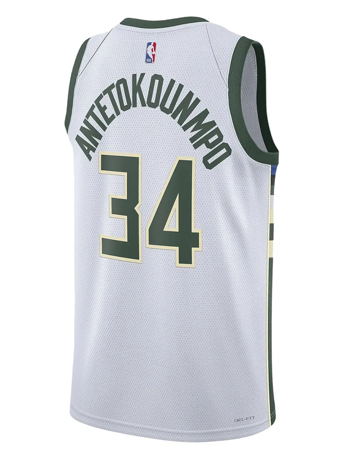 Топ Milwaukee Bucks 22/23 Dri-FIT NBA White Nike, белый — фото 2