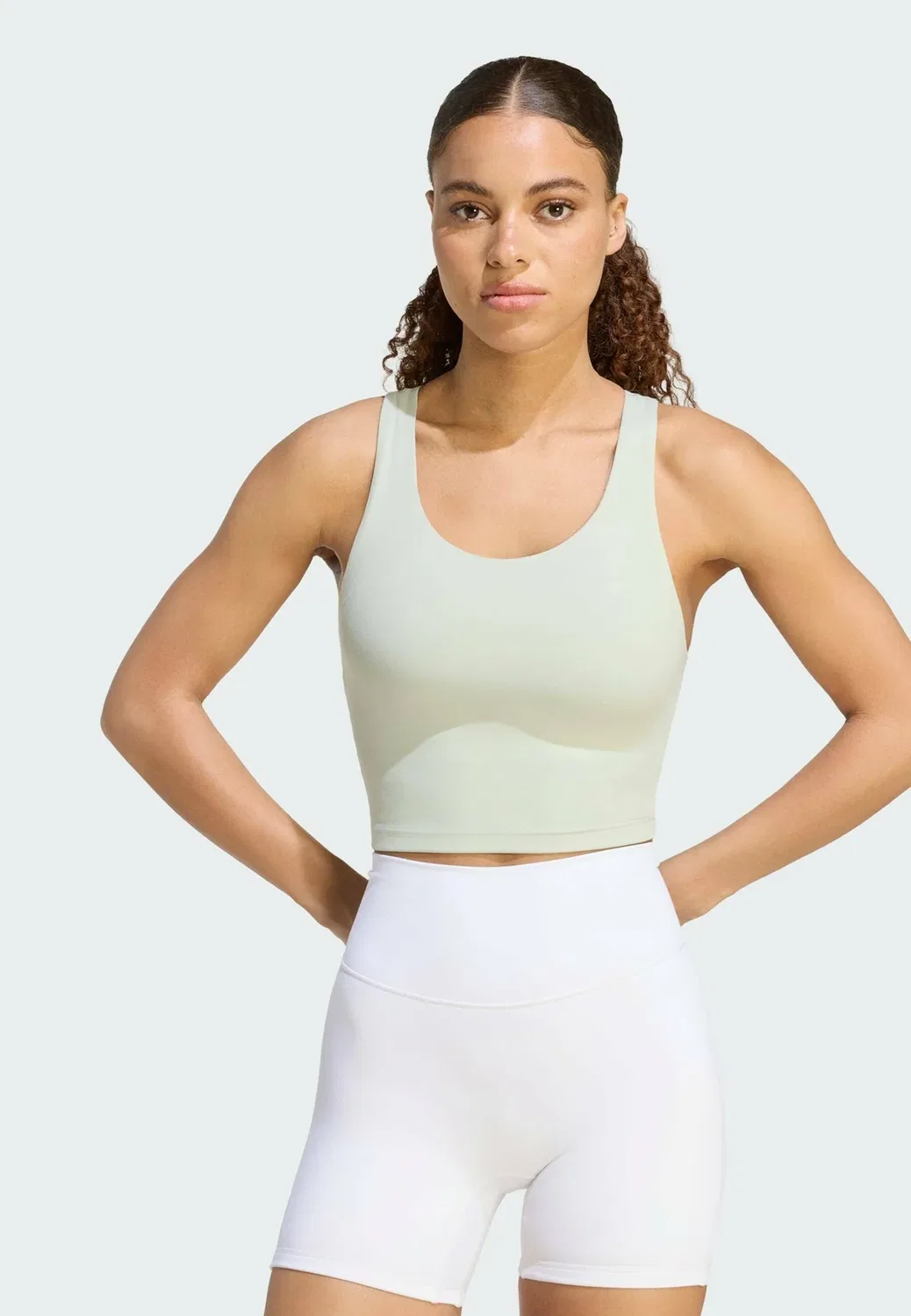 Топ-Бюстгальтер All me средней поддержки Adidas Performance, Halo Green