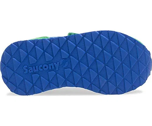 Детские кроссовки для девочек с липучкой Baby Jazz Hook & Loop Cobalt Saucony, Green — фото 3