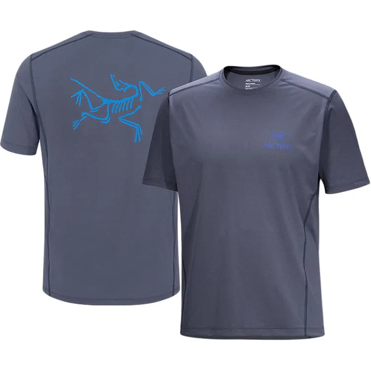 Мужская футболка с длинным рукавом Motus Series Arcteryx, Deep Cloud Blue Gray/DK Stratus Heather