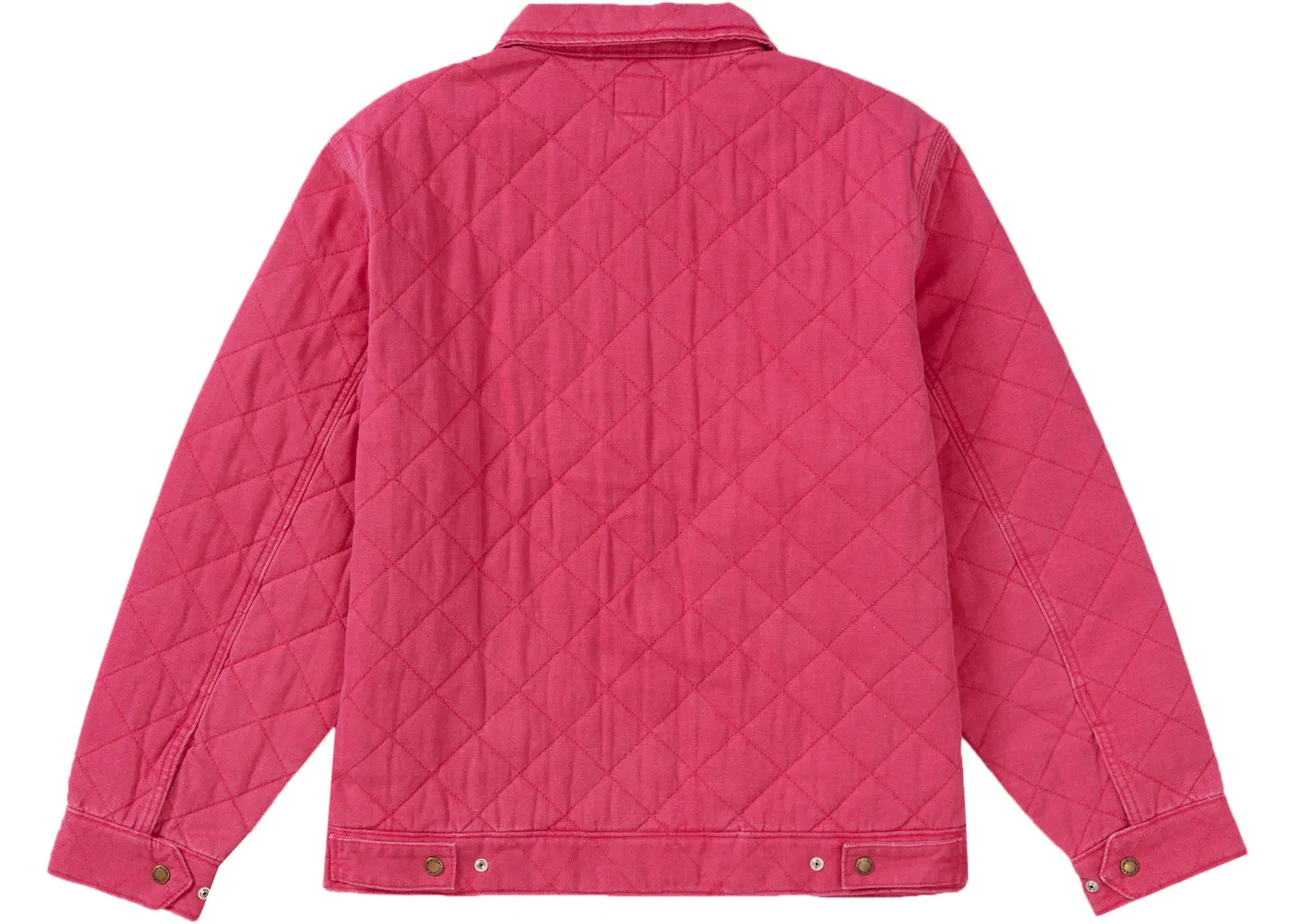 Мужская стеганая рабочая куртка Supreme Dickies Quilted Work, розовый — фото 3