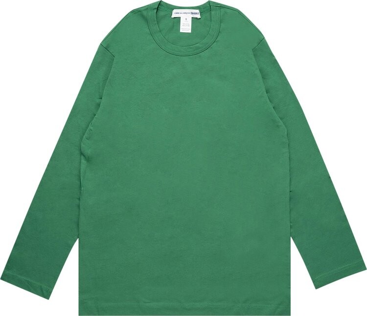 

Футболка Comme des Garçons SHIRT Rear Logo Long-Sleeve T-Shirt 'Green', зеленый