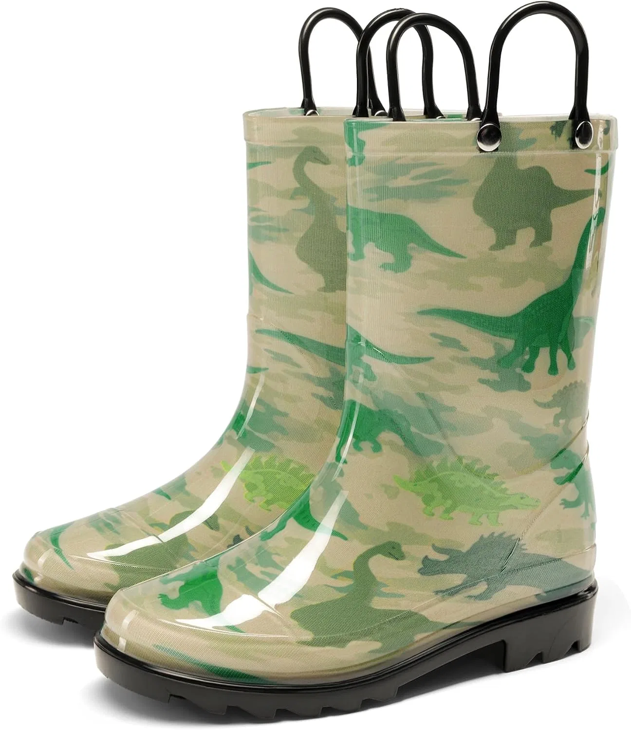 Детские резиновые сапоги с принтом DREAM PAIRS, Camo
