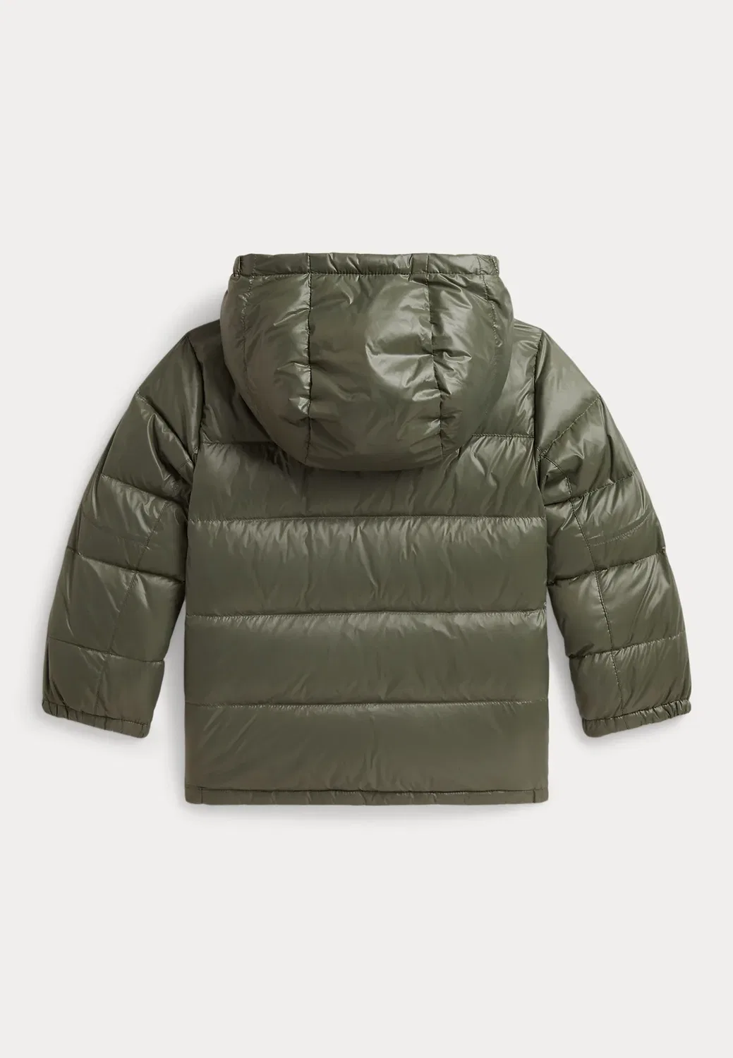 Пуховая куртка Gorham с глянцевой отделкой, размер 2-6 лет - пуховая куртка Polo Ralph Lauren, Cruise Olive — фото 2