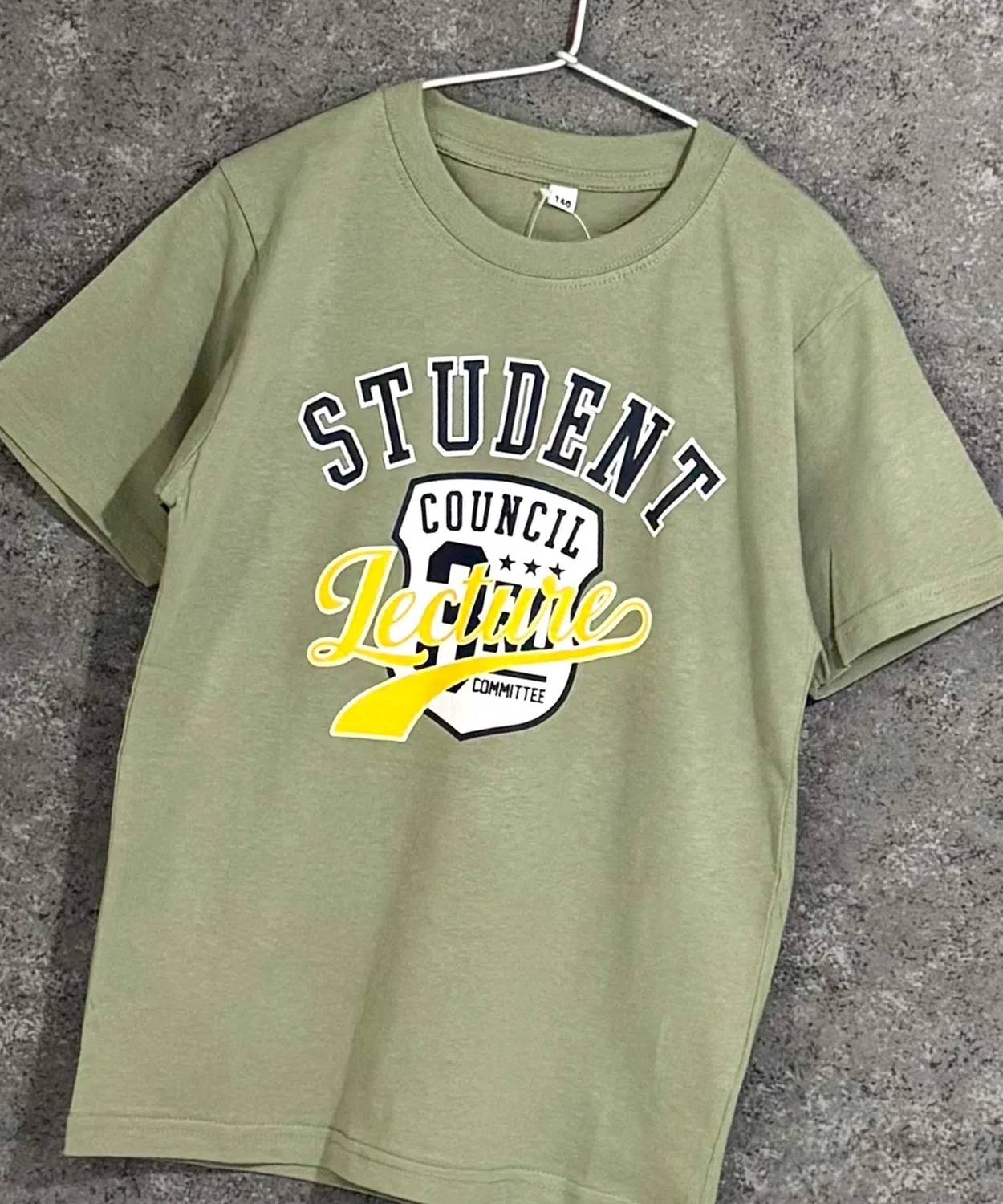 Детская футболка с принтом в стиле американа SHISKY, Light Khaki