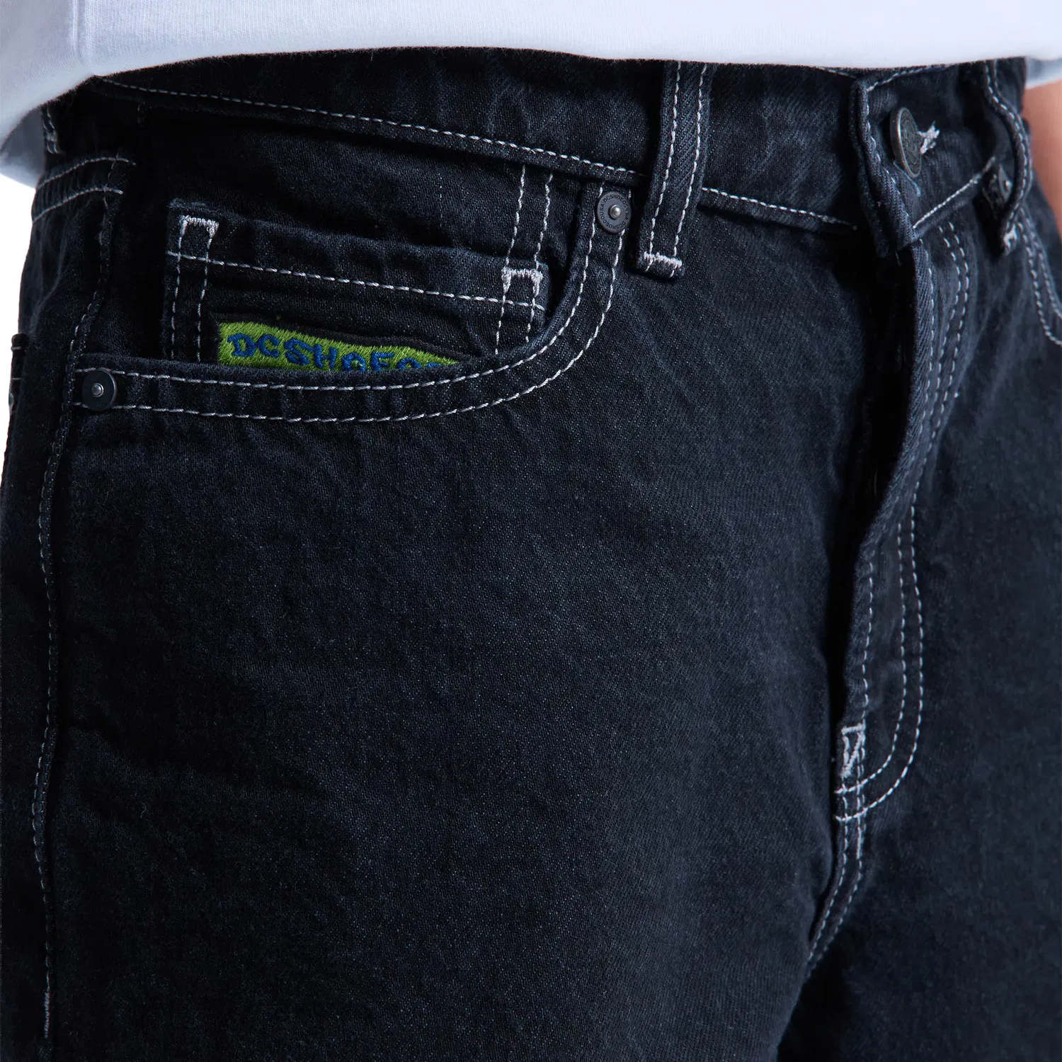Детские шорты для мальчиков свободного кроя Baggy DC Shoes, Negro — фото 3