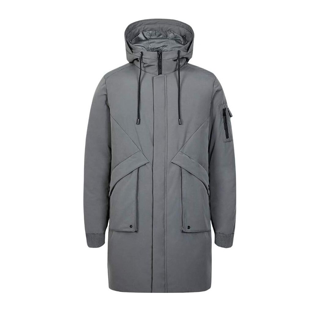 

Мужское зимние пальто Pioneer Camp Parkas Long Hooded Padded, темно-серый