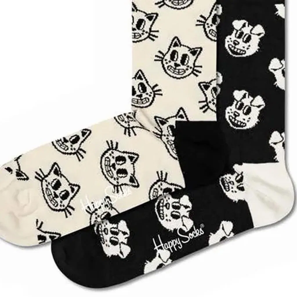 Детские носки с принтом Happy Socks Pack 2 Pets, Multicolor, Weiss — фото 3