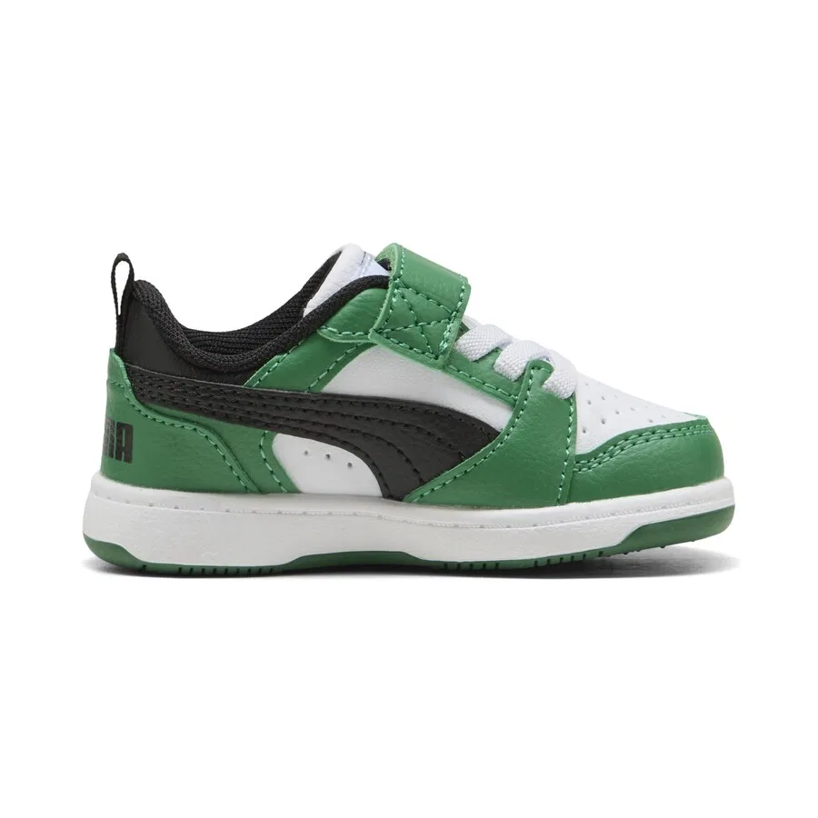 Кроссовки PUMA 'Rebound V6' зеленого цвета — фото 4