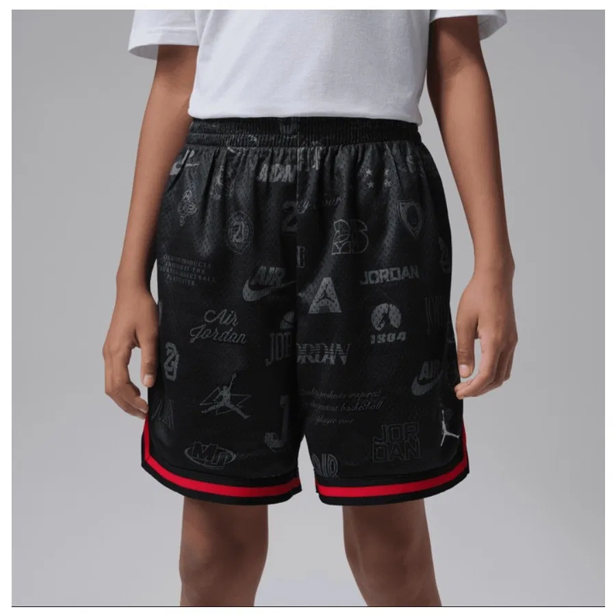 Шорты детские с принтом Jordan MJ Taping Mesh Print Nike, Черный