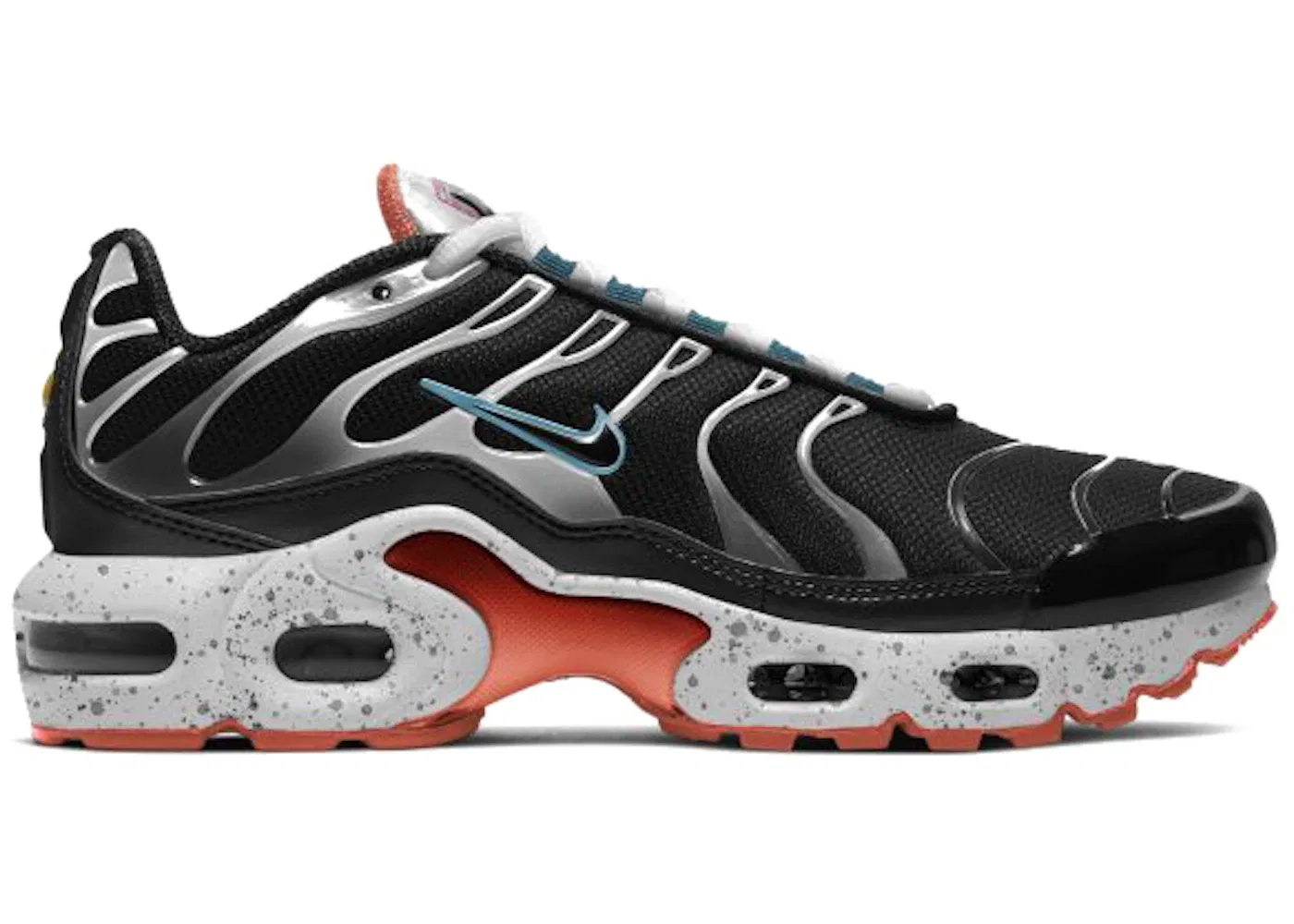 Детские кроссовки Lifestyle Nike Air Max Plus, Black/Dark Grey/Turf Orange