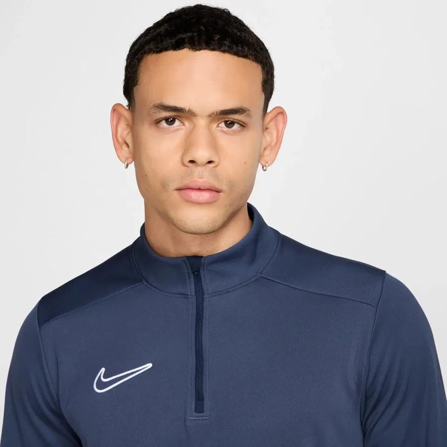 Мужская тренировочная куртка с полузамком и длинным рукавом Nike Dri-FIT Academy 25, Midnight Navy — фото 2
