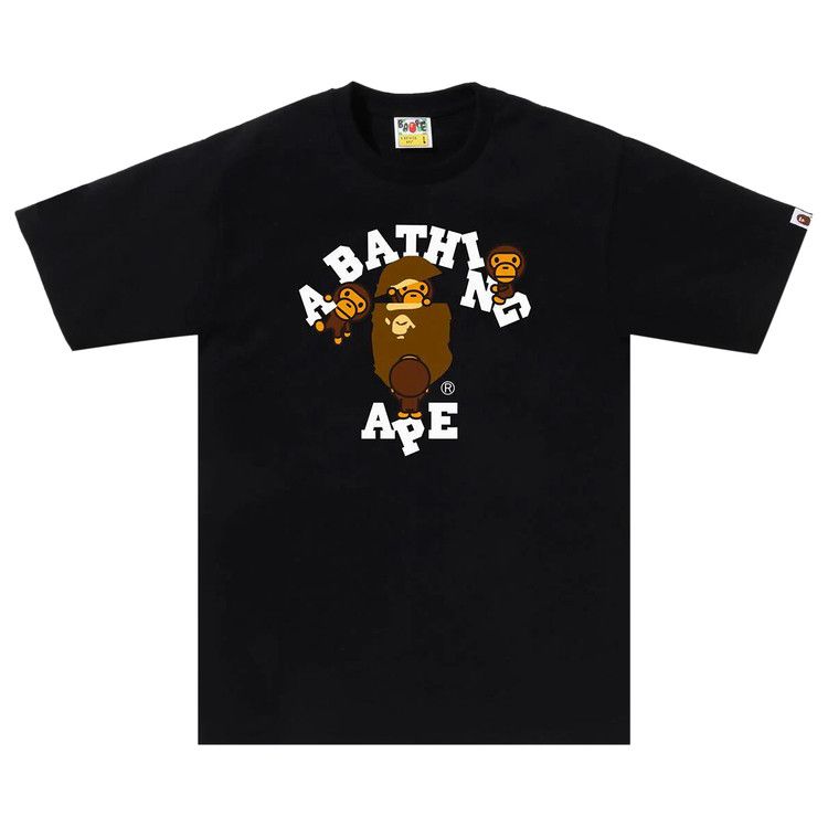 

Футболка BAPE College Milo Tee, Black