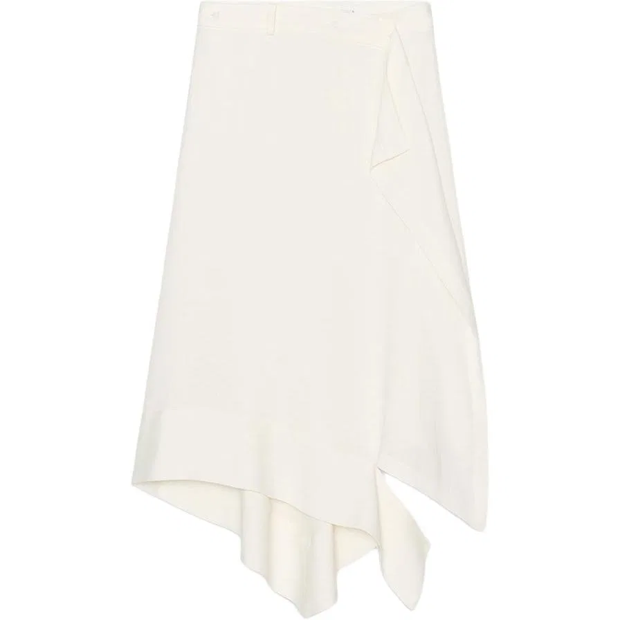Женская юбка длинная повседневная ZW Raw White, ZARA, Raw White