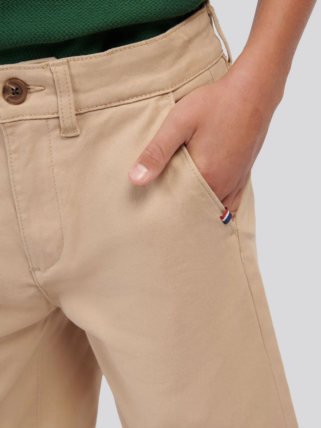 Шорты чинос классические U.S. Polo Assn, Natural — фото 4