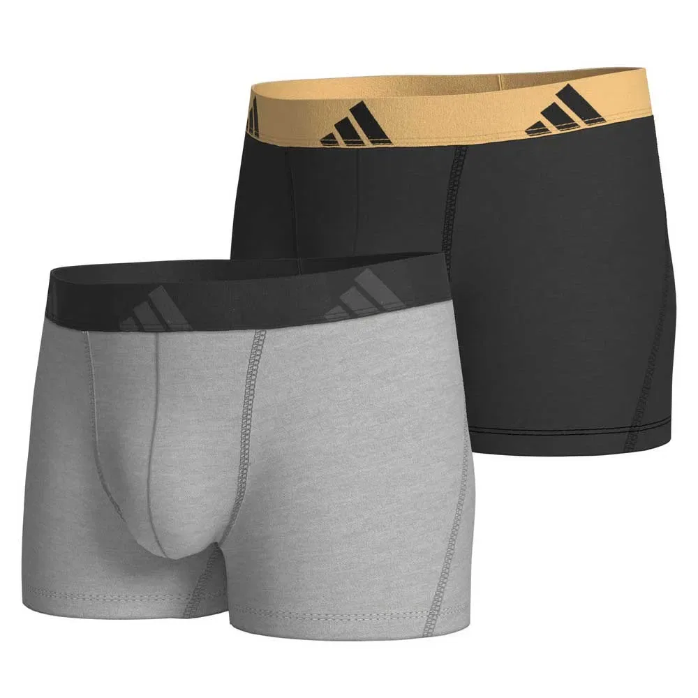 Комплект боксеров Active Flex Cotton из 2 штук Adidas, черный