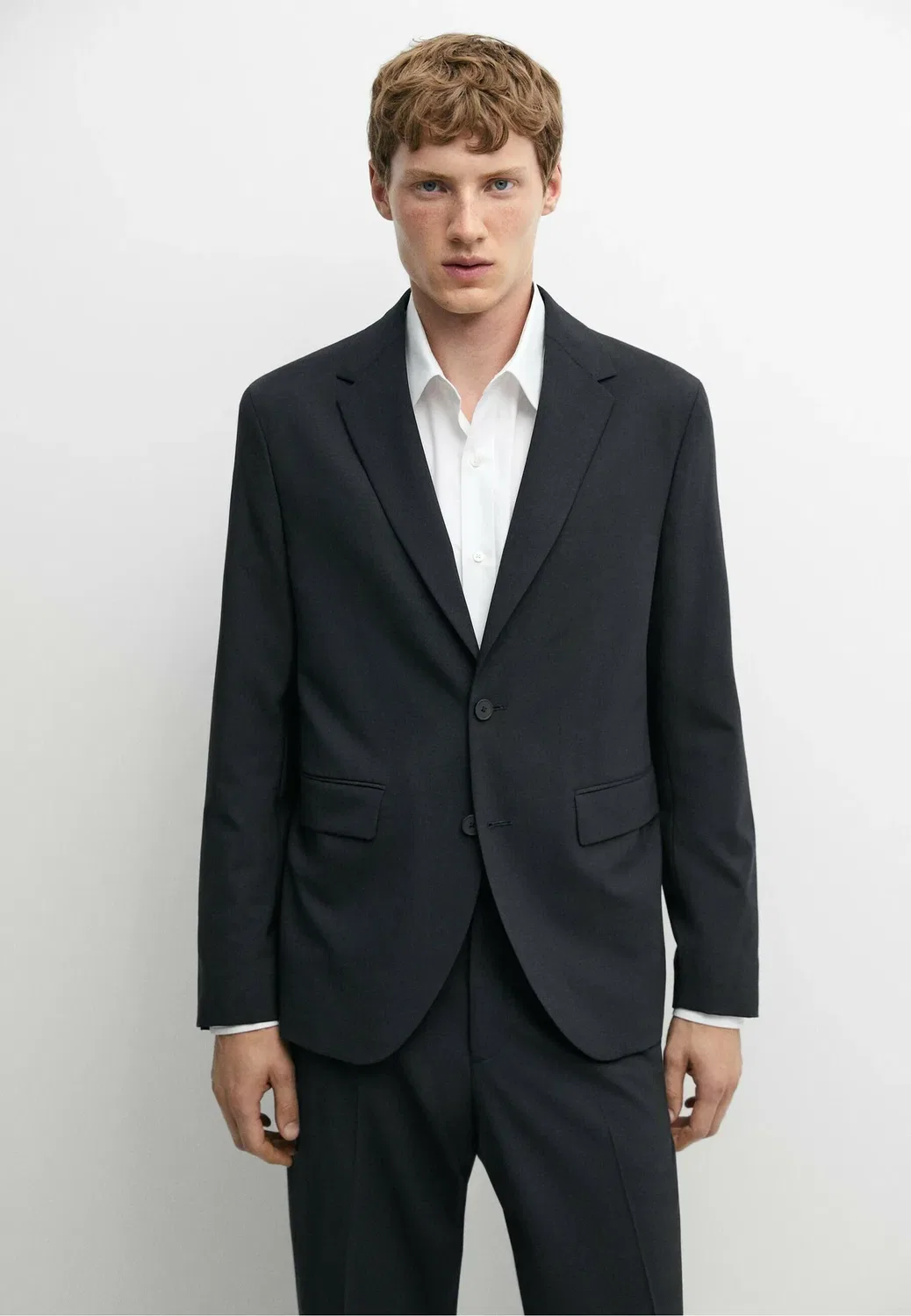 Пиджак Massimo Dutti, Mottled Dark Blue