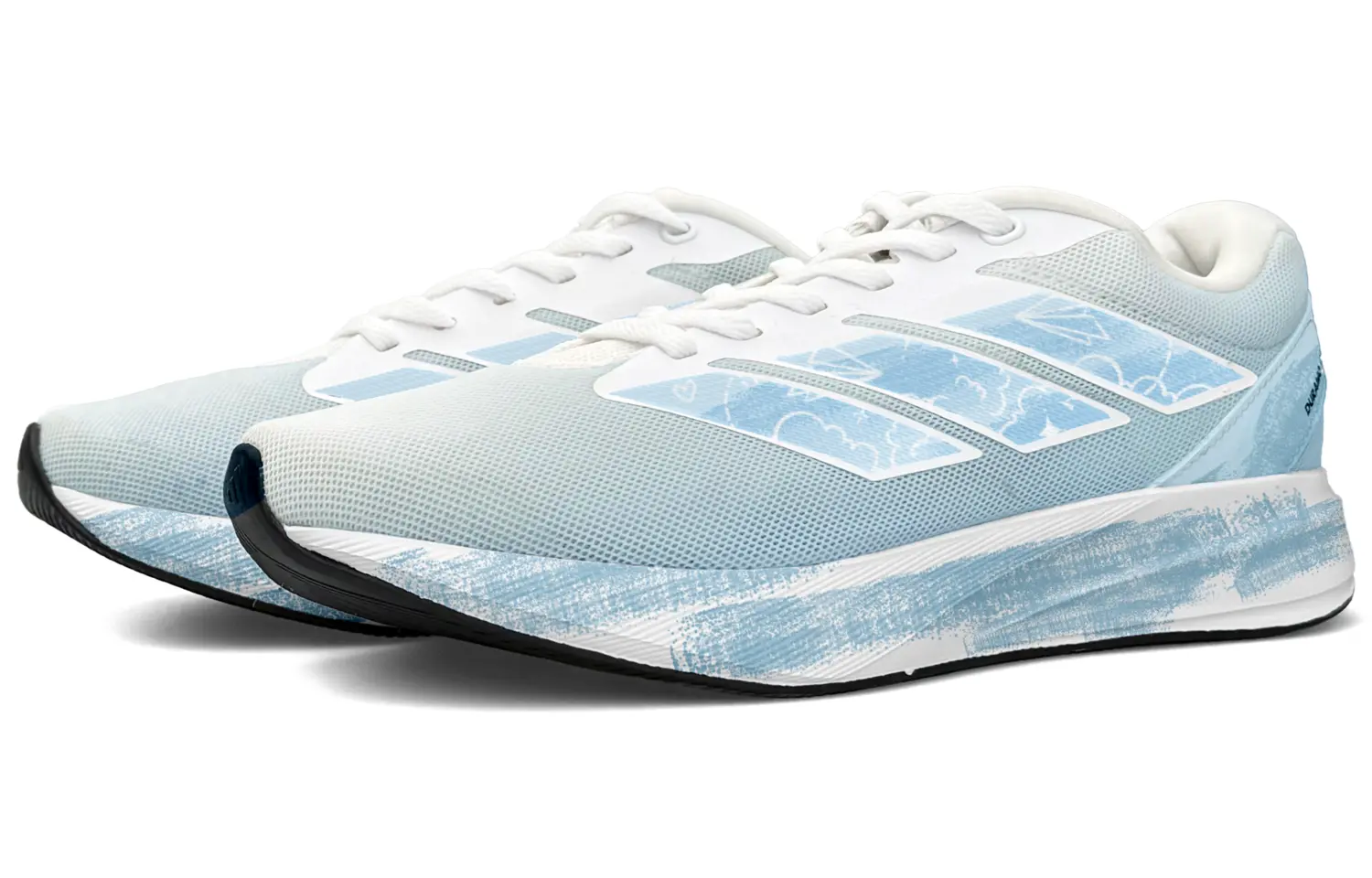 

Кроссовки Duramo RC унисекс с низким верхом светло-голубые Adidas