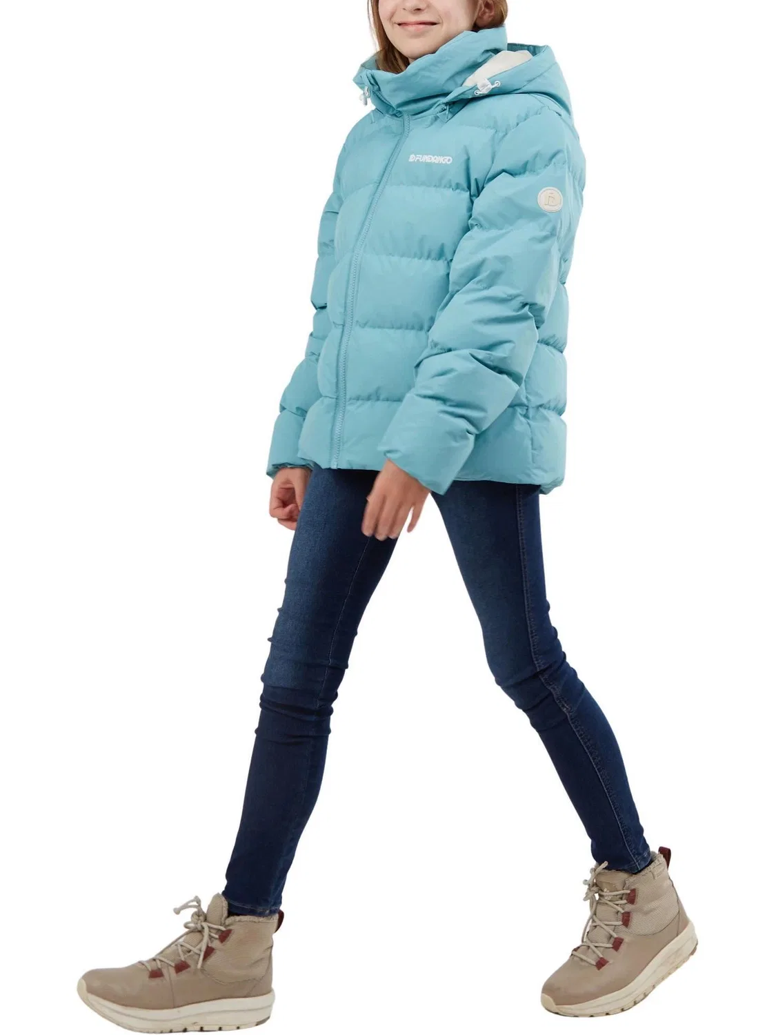 Детская куртка с утеплителем Amber Jr. Jacket Fundango, Blau — фото 3
