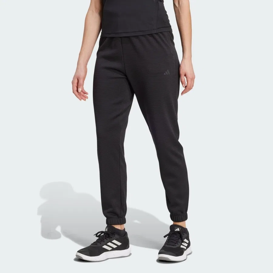 Спортивные штаны с принтом Performance JW7202 Yoga Motion adidas, Черный