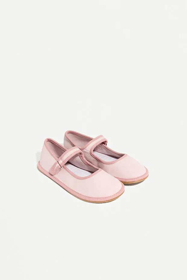Детские балетки для девочек шнуровка Barefoot Mary Jane Ballet Flats Lefties, Pink — фото 2
