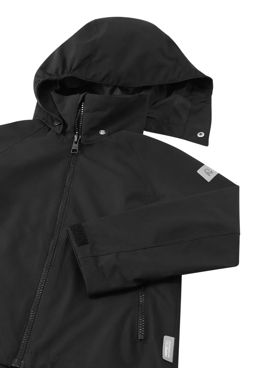 Куртка Tec, сулкава унисекс - непромокаемая куртка Reima, Black — фото 3