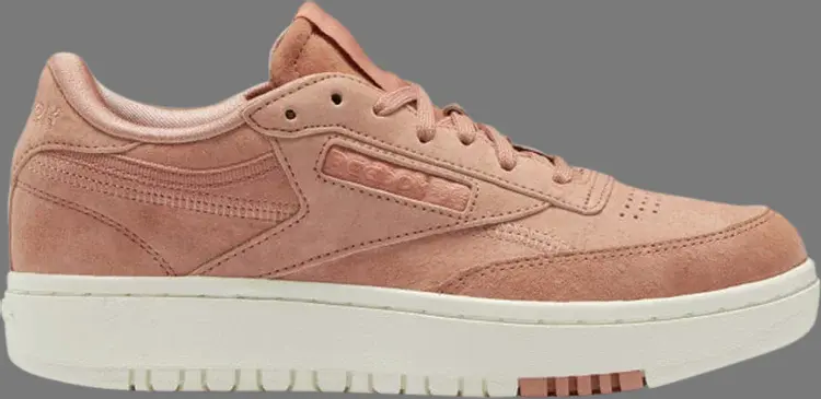 

Лимитированные кроссовки wmns club c double 'rustic clay' Reebok, розовый, Розовый;коричневый, Лимитированные кроссовки wmns club c double 'rustic clay' Reebok, розовый