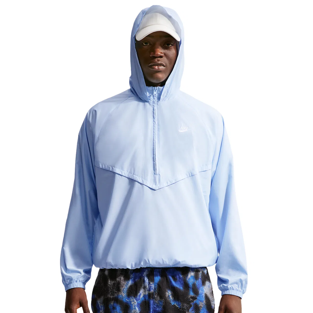 Мужская куртка Windrunner Nike, цвет Hydrogen Blue/White