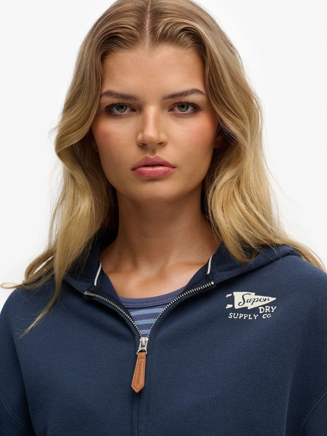 Худи с капюшоном Superdry Heritage Hamptons, Navy — фото 4