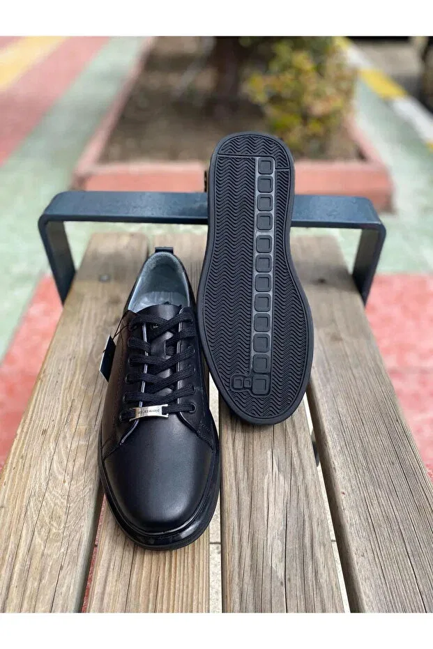 Мужские классические туфли с плоским ходом Pierre Cardin, Black — фото 2