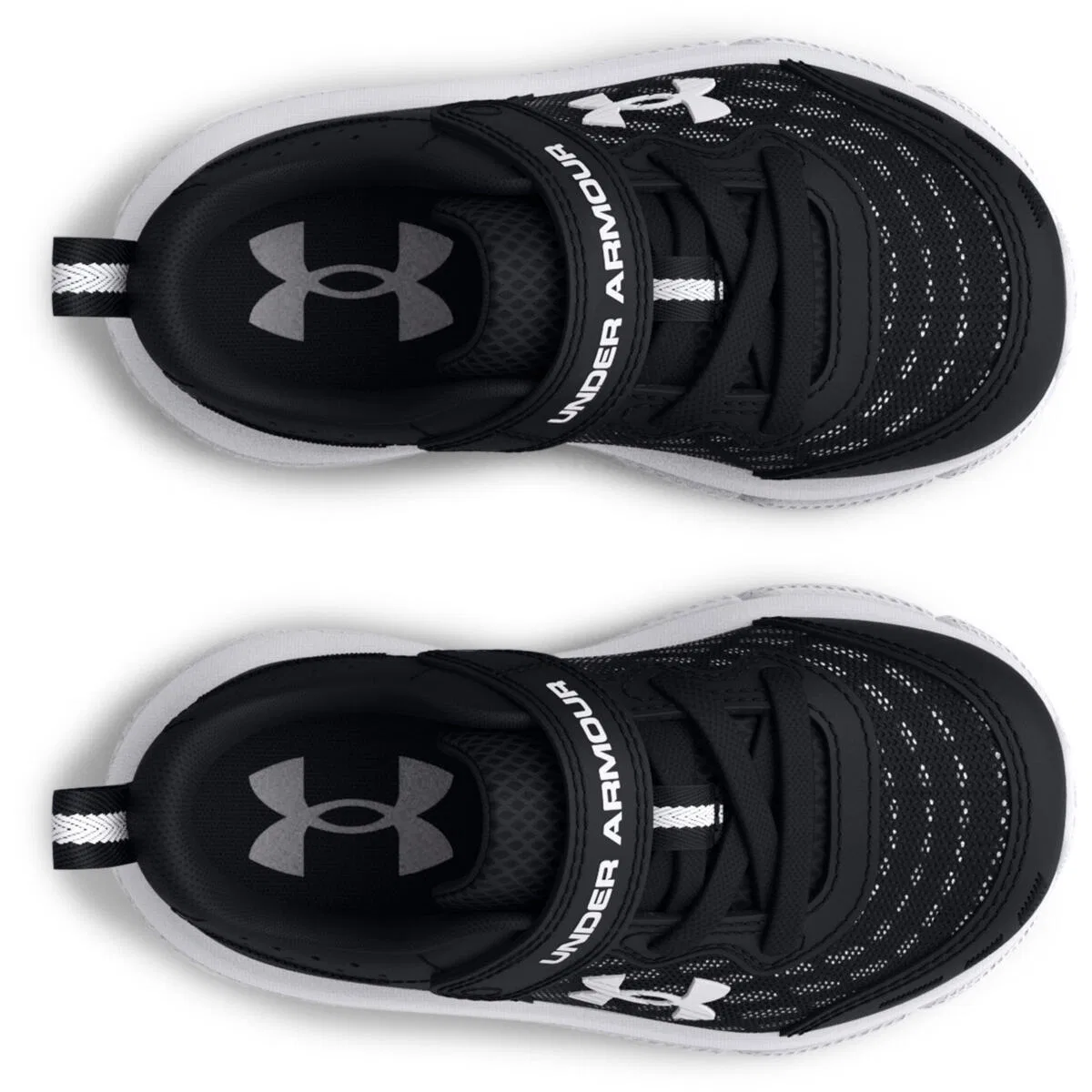Детские кроссовки с закрытым носком Assert 10 Ac Under Armour, Schwarz Weiß — фото 3