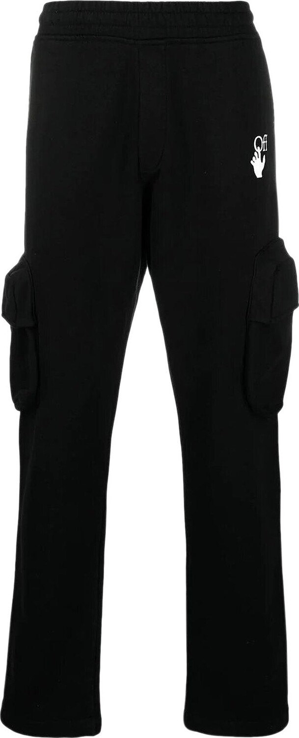 

Спортивные брюки Off-White Marker Cargo Sweatpant 'Black/Fuchsia', черный