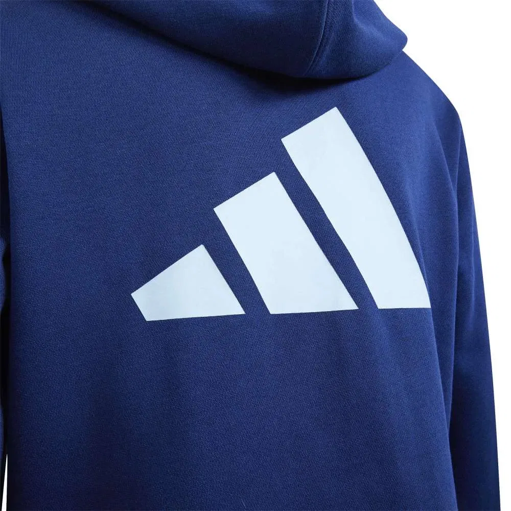 Худи Color Block Adidas, синий — фото 4