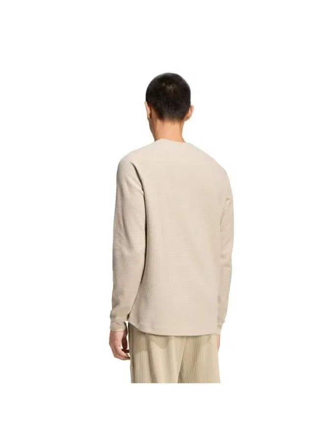 Лонгслив свободного кроя Trefoil Essentials Adidas Originals, хаки — фото 2