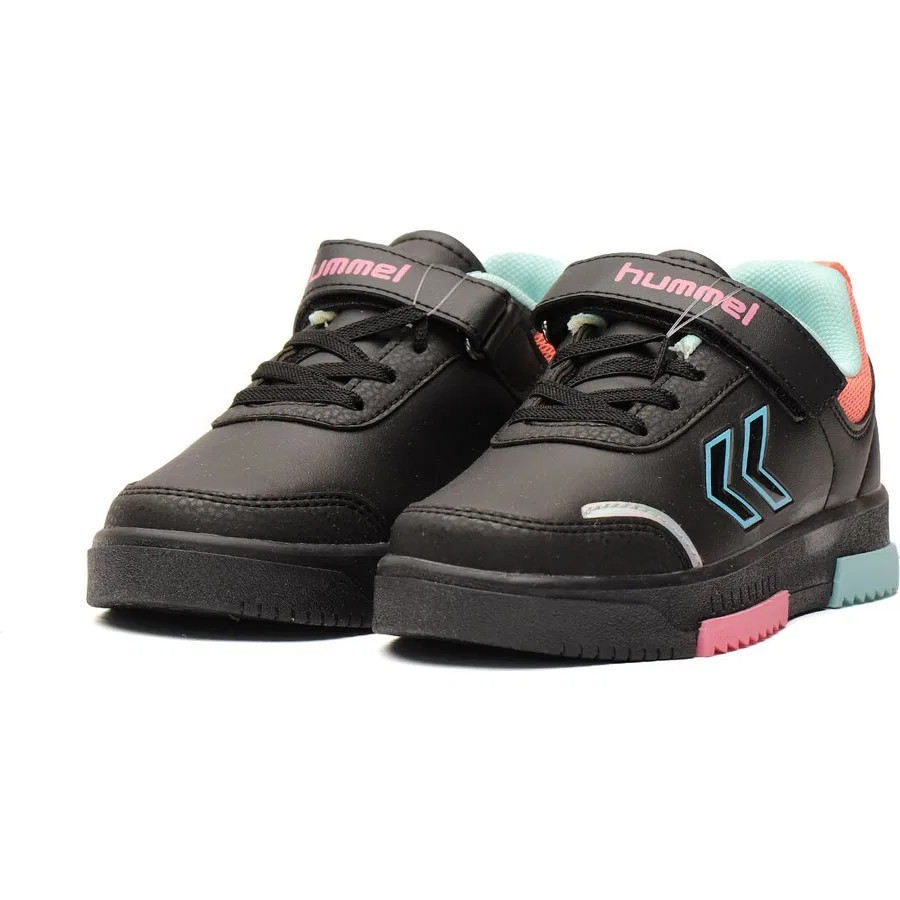 Детские кроссовки на шнуровке модель Molina Jr. Hummel, Черный — фото 4