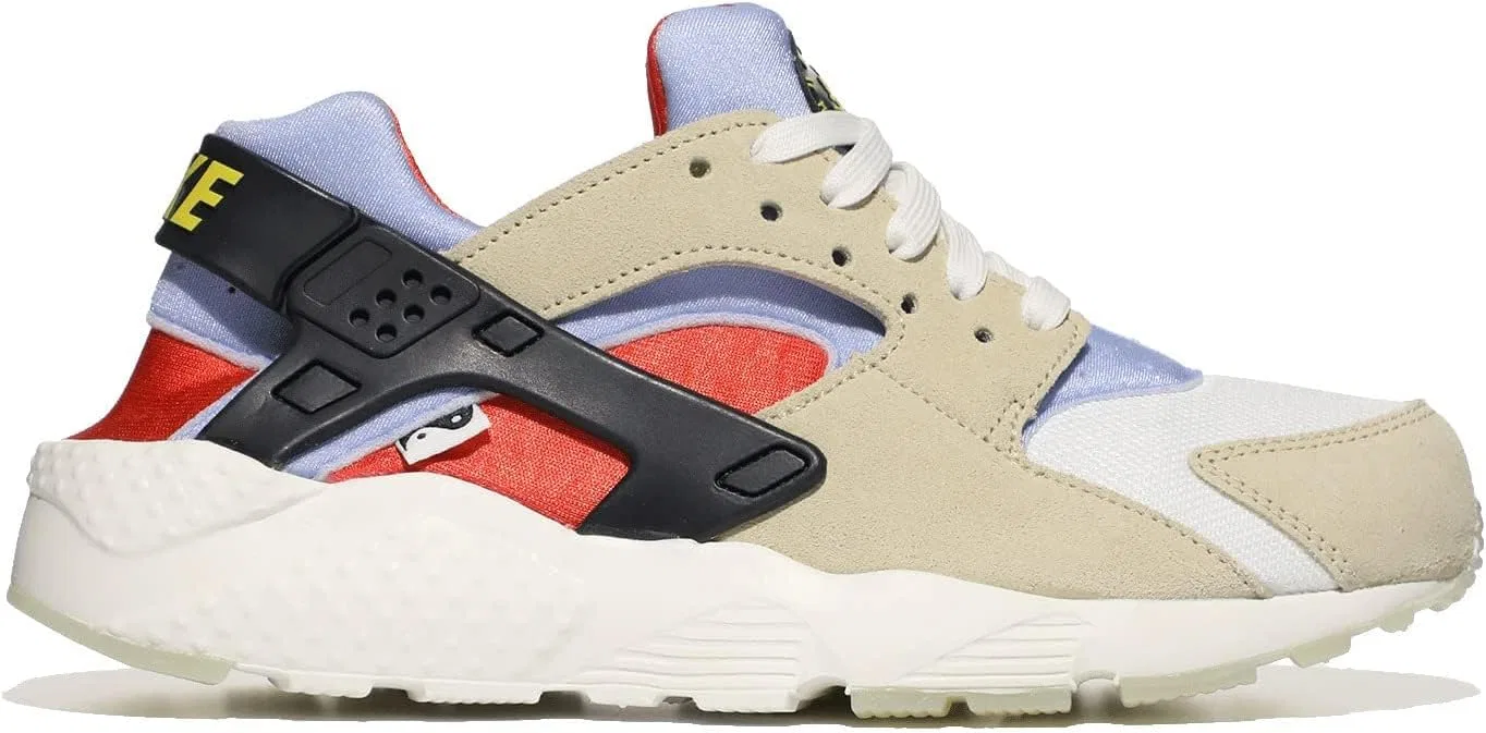 Детские кроссовки для мальчиков Huarache Run Nike, Lemon Drop/Off Black/Sail/Light Marine — фото 4